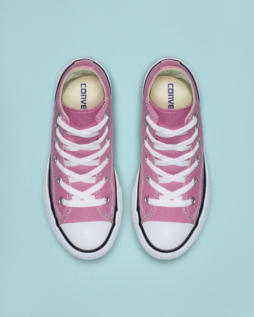 Tenis Converse Chuck Taylor All Star Classicos Cano Alto Menina Rosa | PT Z097TP3